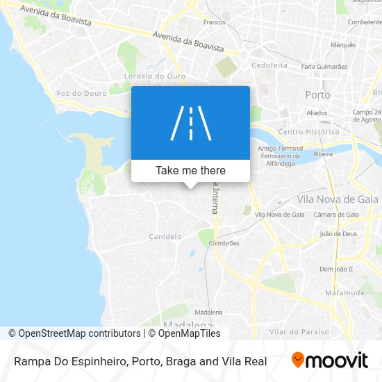 Rampa Do Espinheiro map