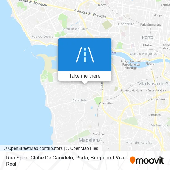 Rua Sport Clube De Canidelo map