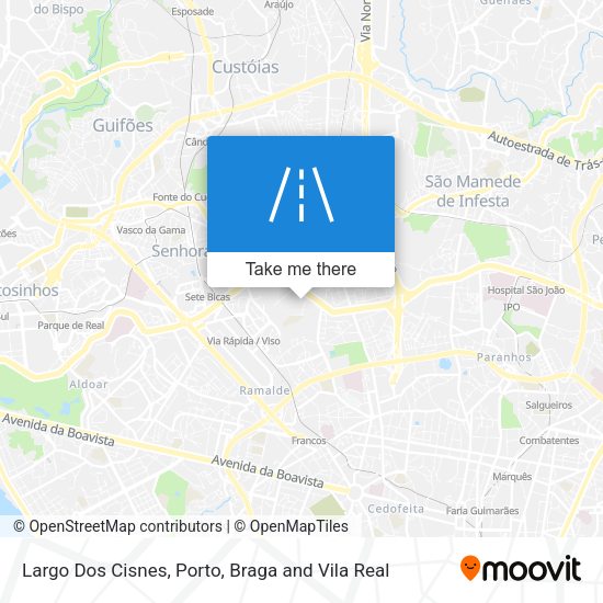 Largo Dos Cisnes mapa