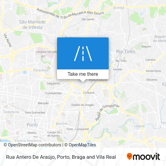 Rua Antero De Araújo mapa