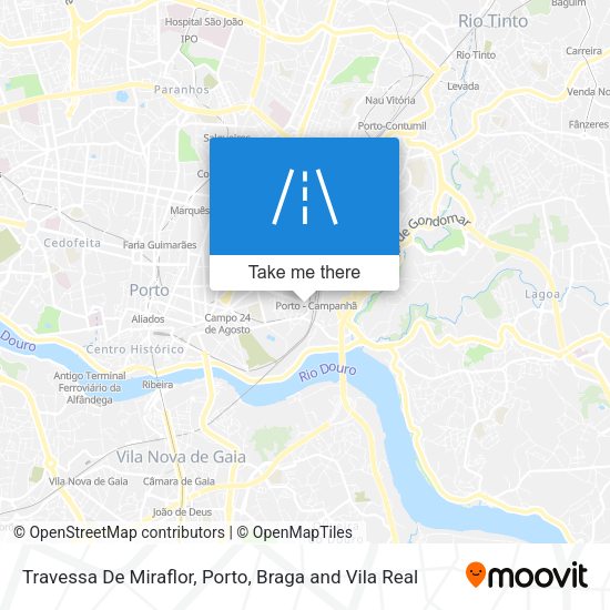 Travessa De Miraflor mapa
