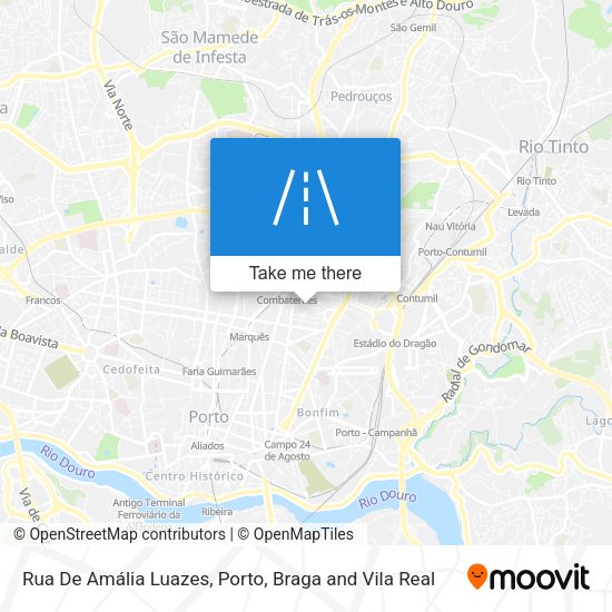 Rua De Amália Luazes map