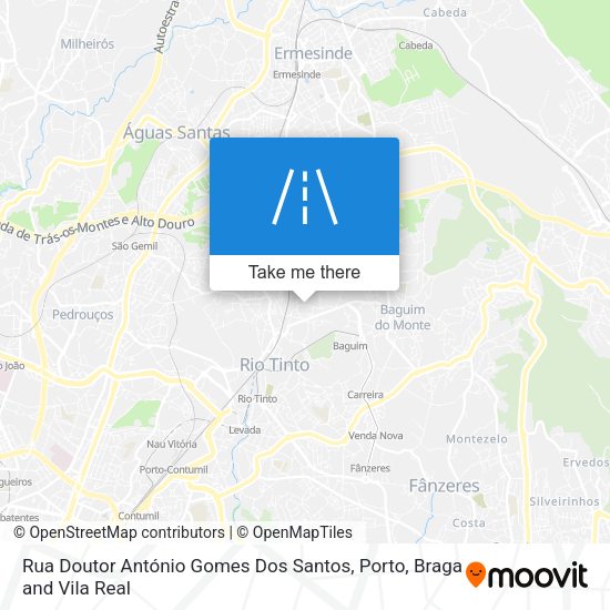 Rua Doutor António Gomes Dos Santos map