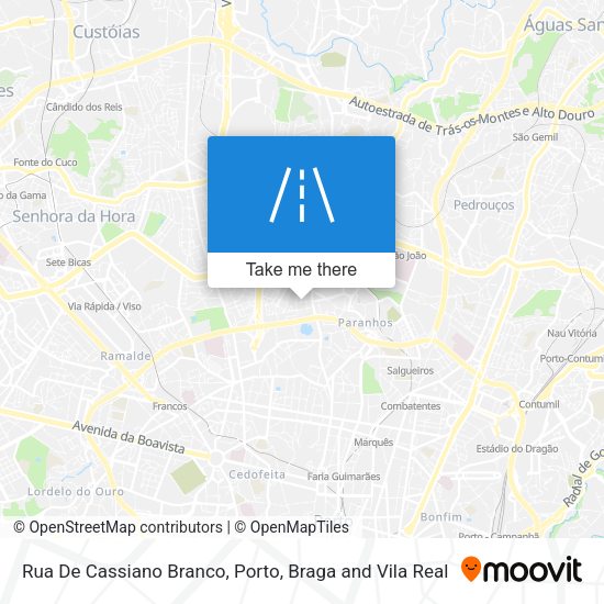 Rua De Cassiano Branco map