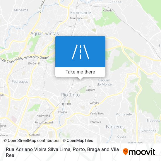 Rua Adriano Vieira Silva Lima mapa