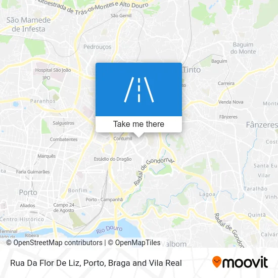 Rua Da Flor De Liz map