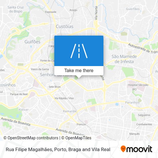 Rua Filipe Magalhães map