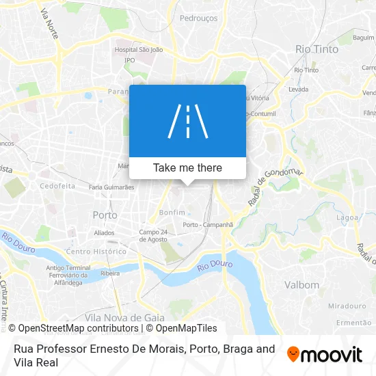 Rua Professor Ernesto De Morais map