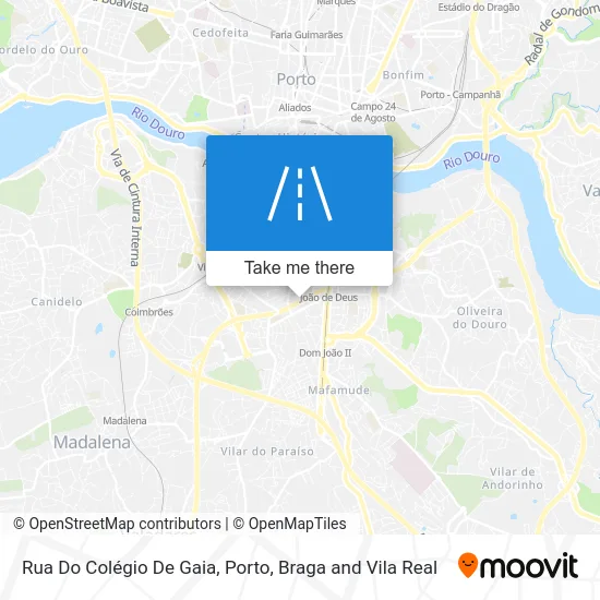 Rua Do Colégio De Gaia map