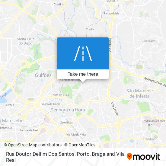 Rua Doutor Delfim Dos Santos map