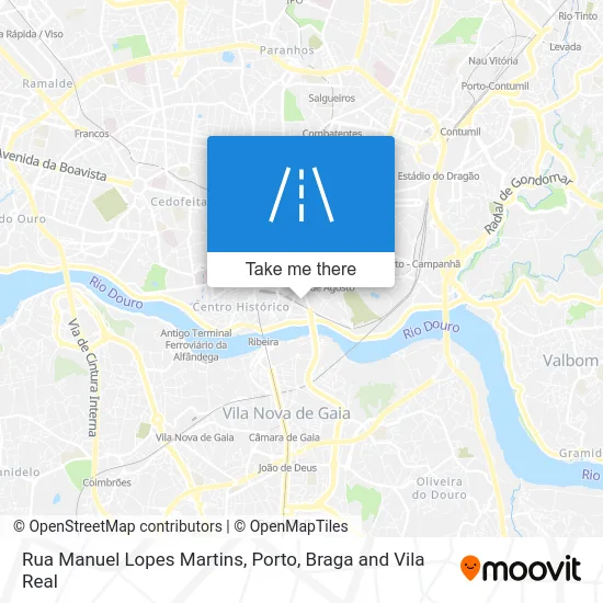 Rua Manuel Lopes Martins map