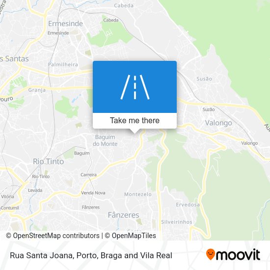 Rua Santa Joana map