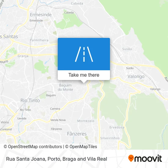 Rua Santa Joana map
