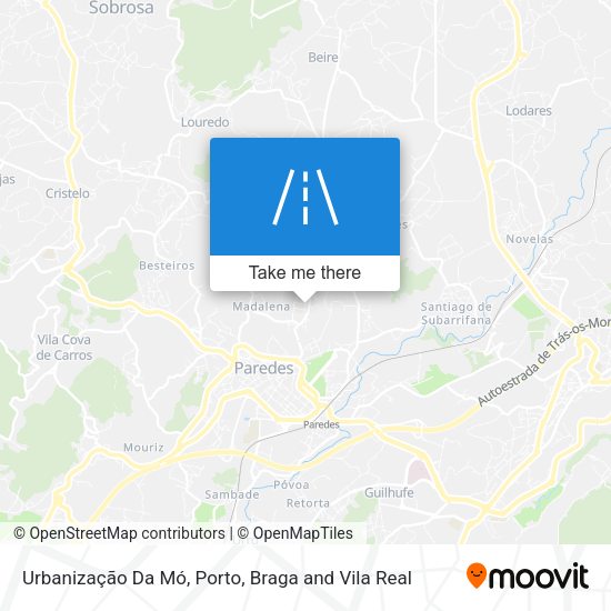 Urbanização Da Mó map