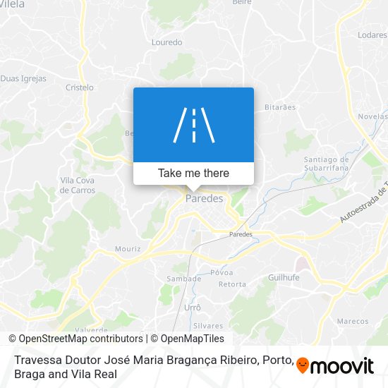 Travessa Doutor José Maria Bragança Ribeiro map