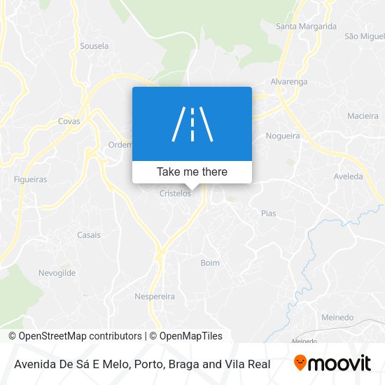 Avenida De Sá E Melo mapa