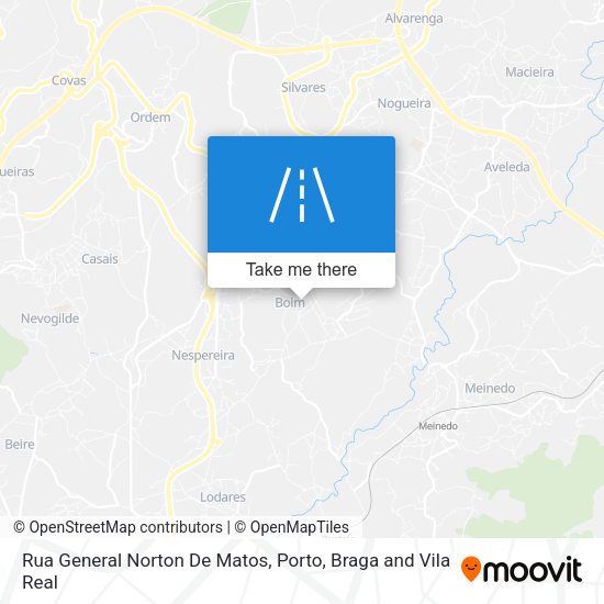 Rua General Norton De Matos map