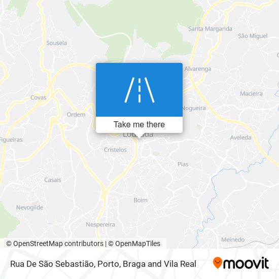 Rua De São Sebastião map