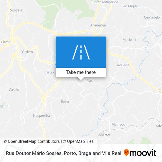 Rua Doutor Mário Soares map