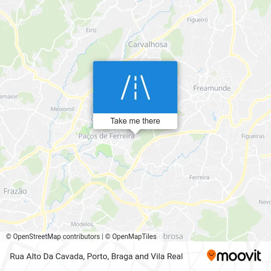 Rua Alto Da Cavada map