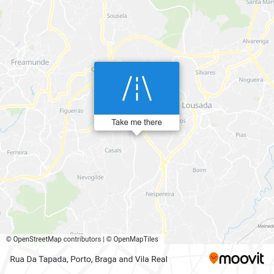 Rua Da Tapada map