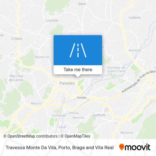 Travessa Monte Da Vila mapa