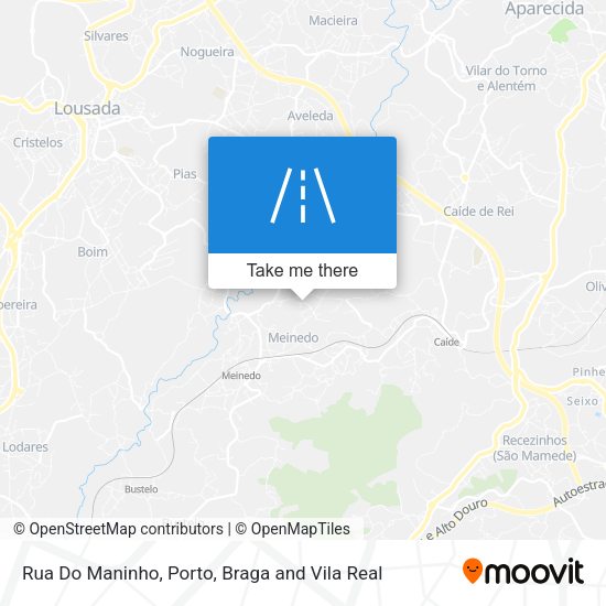 Rua Do Maninho mapa