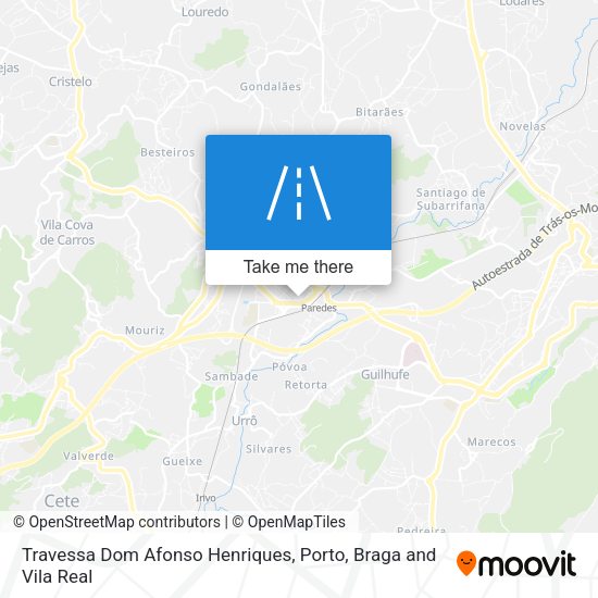 Travessa Dom Afonso Henriques map