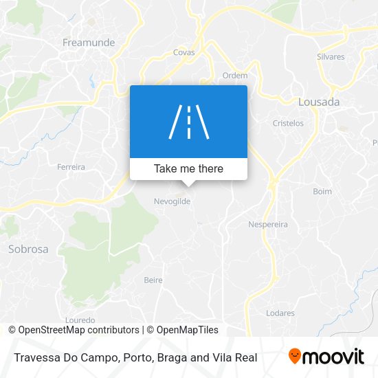 Travessa Do Campo mapa