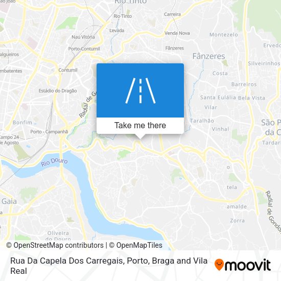 Rua Da Capela Dos Carregais map