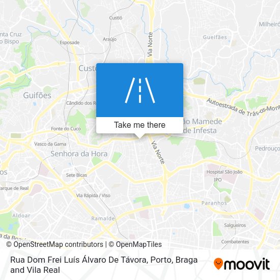 Rua Dom Frei Luís Álvaro De Távora mapa