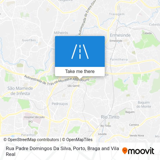 Rua Padre Domingos Da Silva mapa
