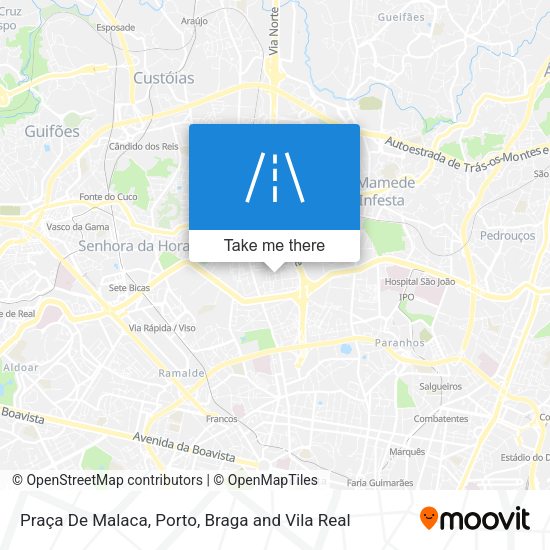 Praça De Malaca mapa