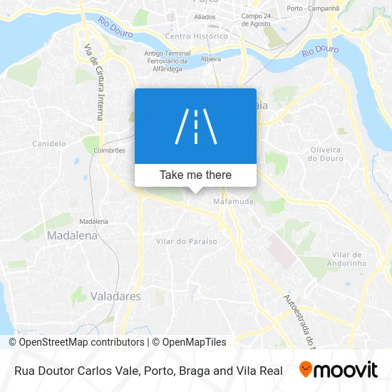 Rua Doutor Carlos Vale map