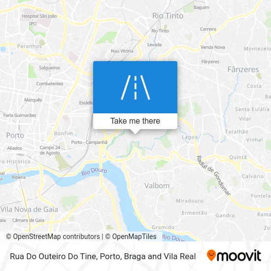 Rua Do Outeiro Do Tine map