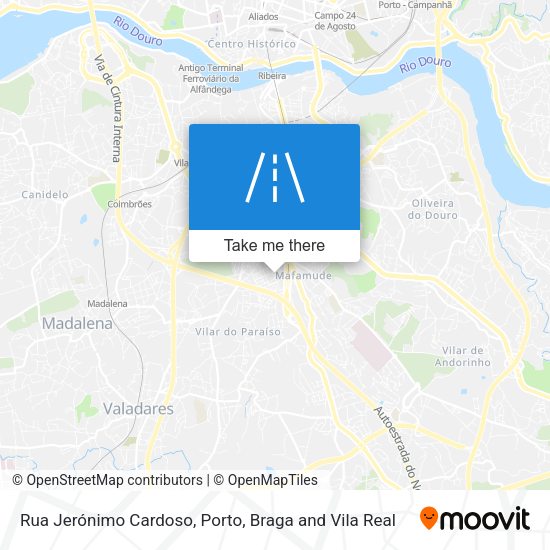 Rua Jerónimo Cardoso mapa