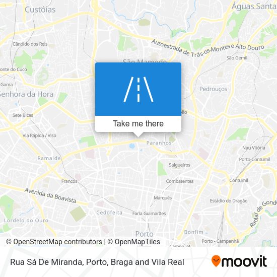 Rua Sá De Miranda map