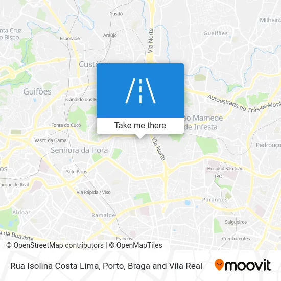 Rua Isolina Costa Lima map