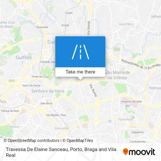 Travessa De Elaine Sanceau mapa