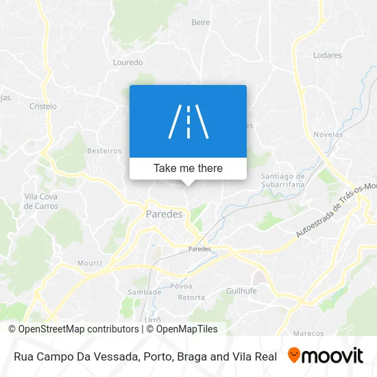 Rua Campo Da Vessada map