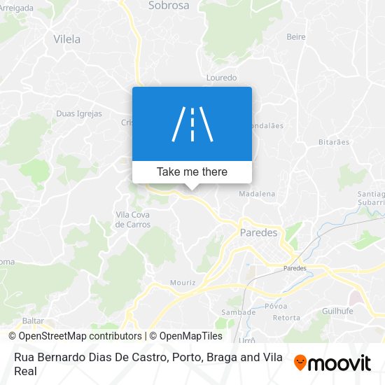 Rua Bernardo Dias De Castro mapa