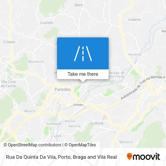 Rua Da Quinta Da Vila mapa