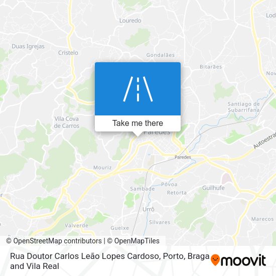 Rua Doutor Carlos Leão Lopes Cardoso map