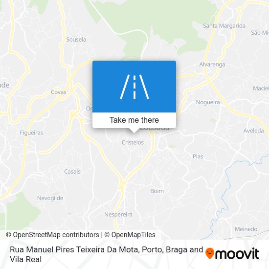 Rua Manuel Pires Teixeira Da Mota mapa