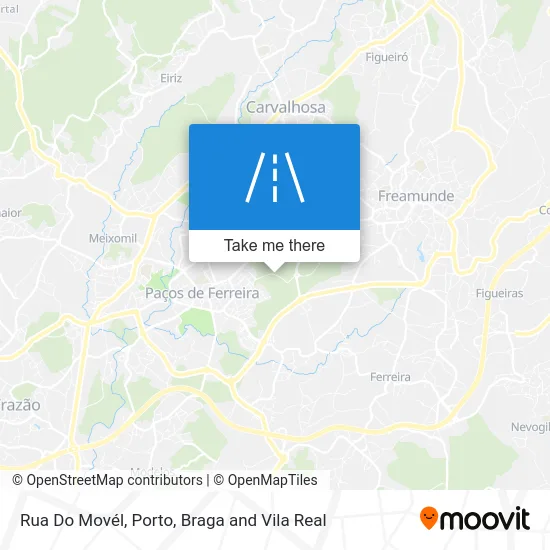 Rua Do Movél map