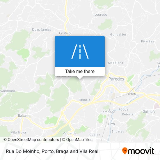 Rua Do Moinho map