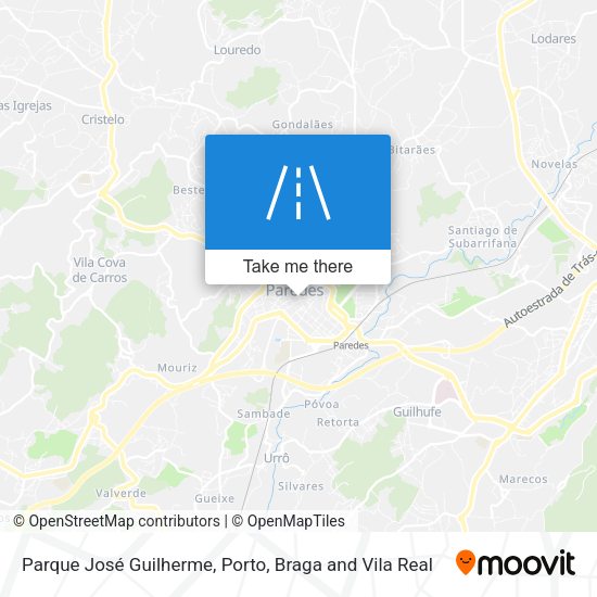 Parque José Guilherme mapa