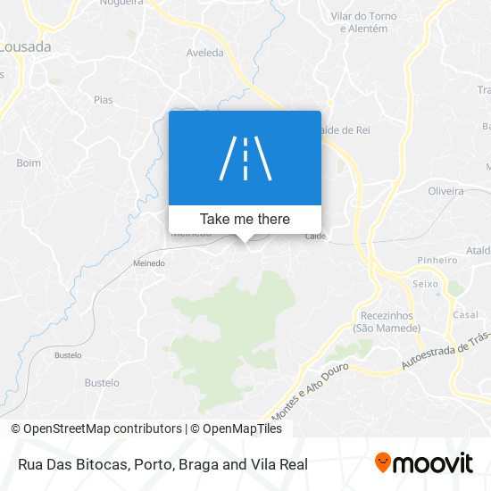 Rua Das Bitocas map