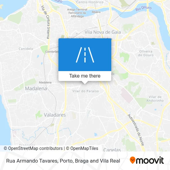 Rua Armando Tavares map