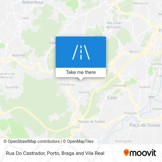 Rua Do Castrador map